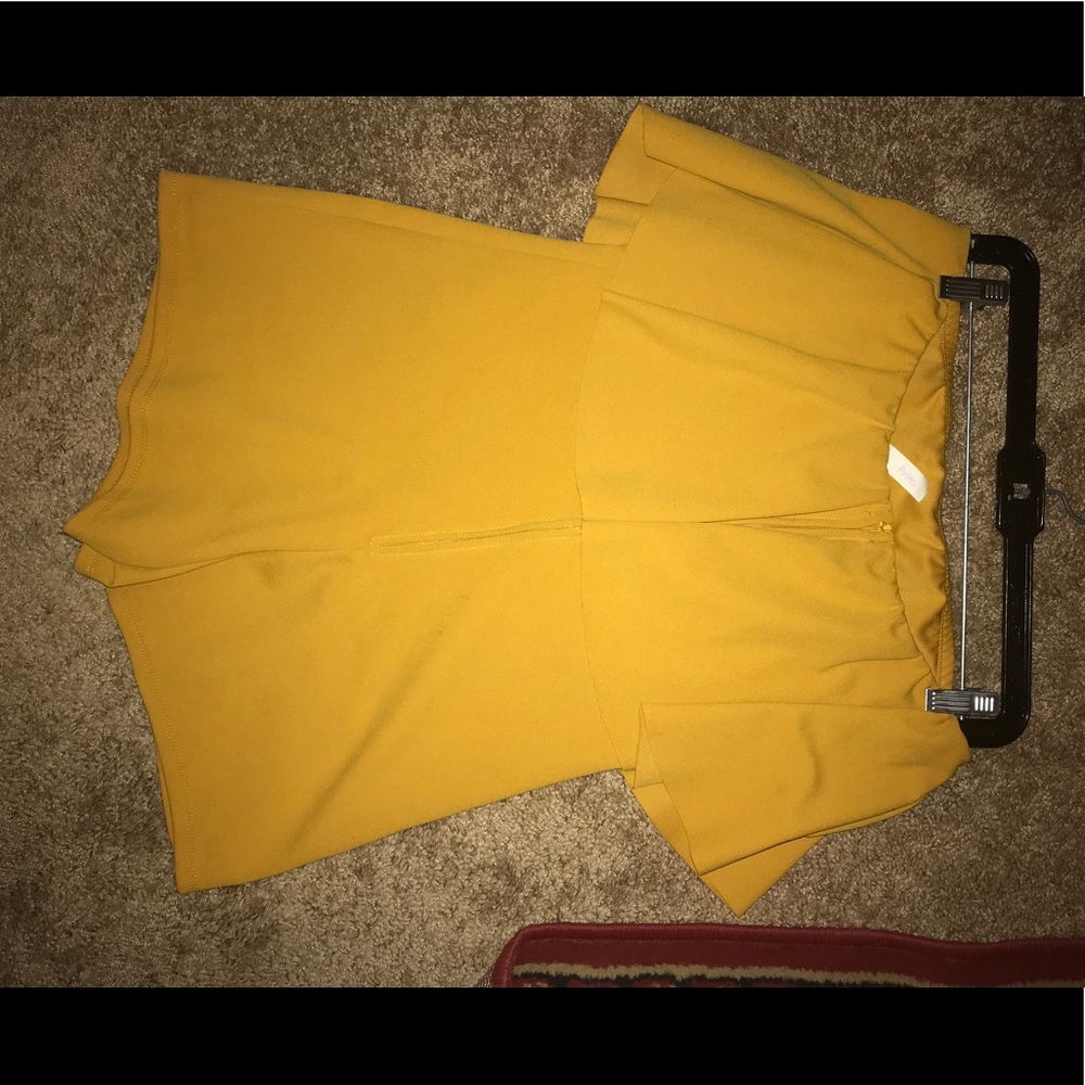 KNOWSTYLE Fitted Yellow ROMPER - Picture 2 of 5